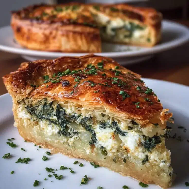 Authentic Greek Spanakopita – Spinach and Feta Pie Recipe