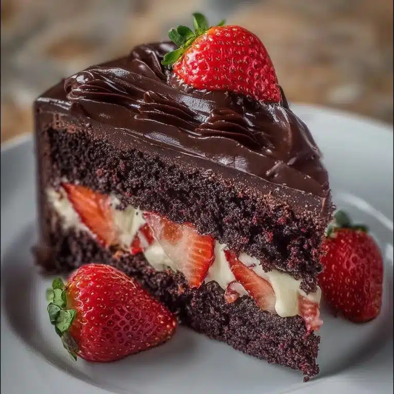 Chocolate Strawberry Cheesecake Recipe