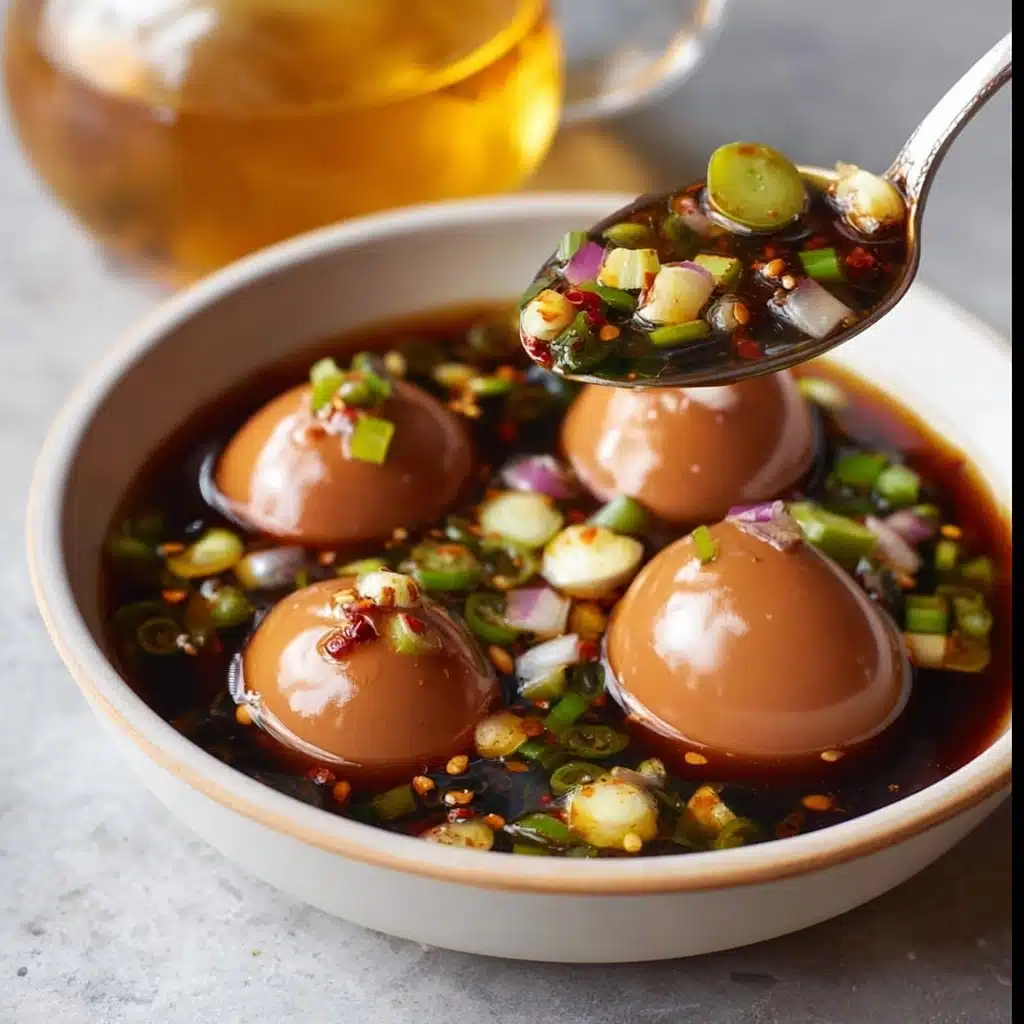 Korean Marinated Eggs (Mayak Gyeran) Recipe - Recipe Image
