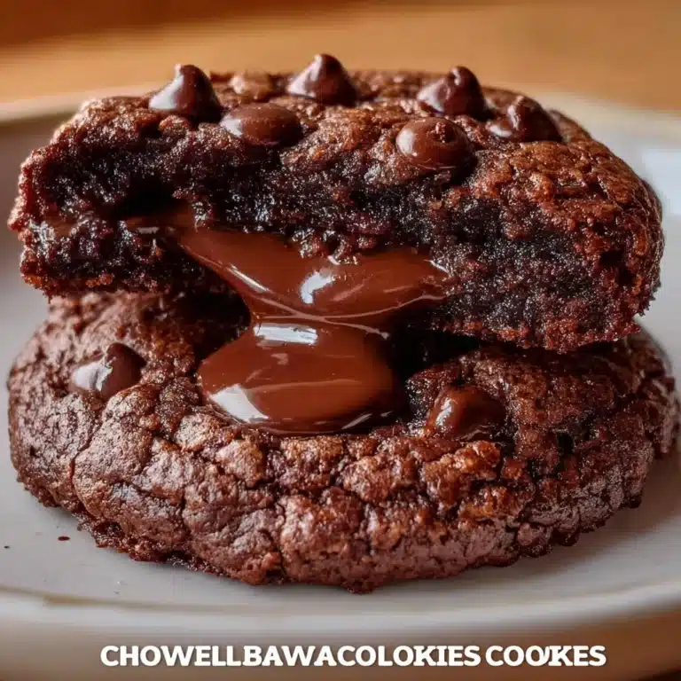 Chocolate Lava Brownie Cookies Recipe