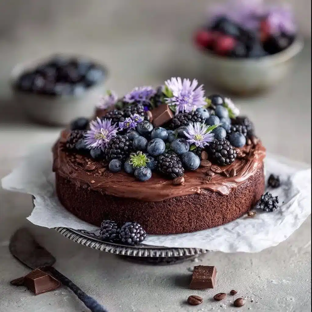 Rich Chocolate Berry Cake Recipe