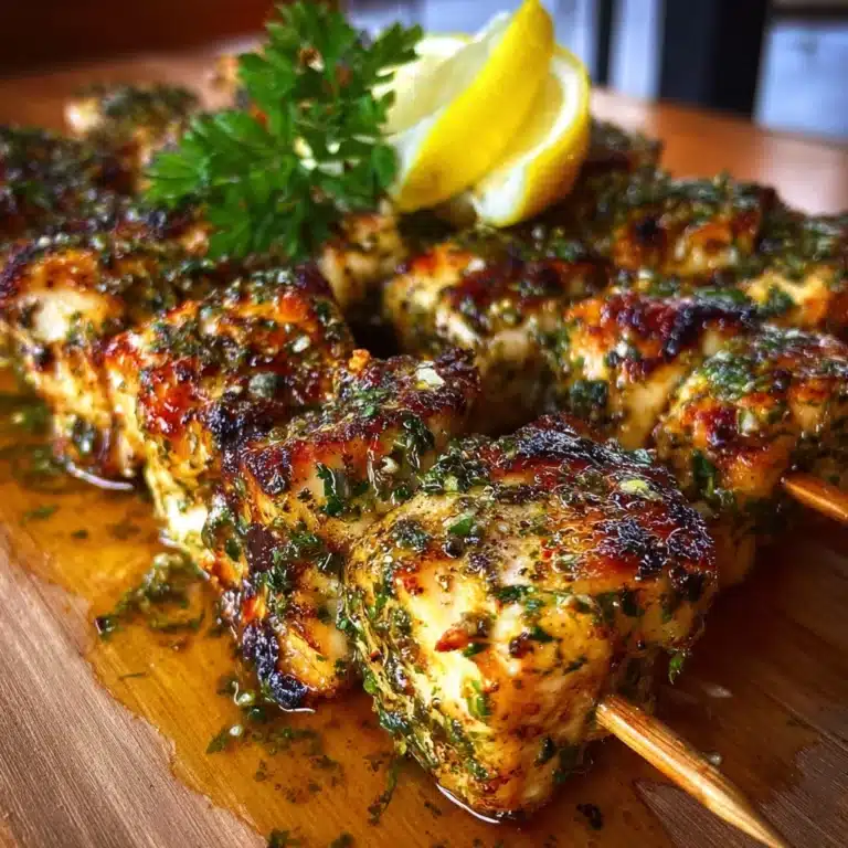 Greek Chicken Souvlaki with Maple Citrus Glaze Recipe