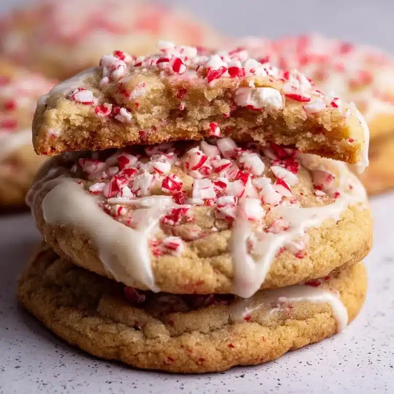 White Chocolate Peppermint Cheesecake Cookies Recipe