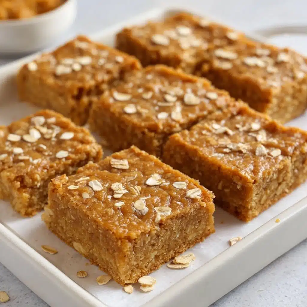 Golden Chewy Condensed Milk Anzac Slab Recipe - Recipe Image