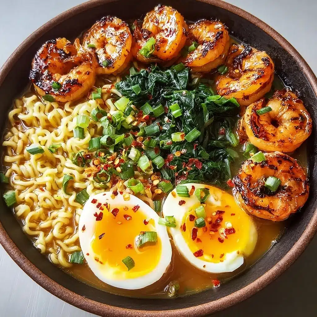 Shrimp Ramen with Soft-Boiled Egg Recipe - Recipe Image