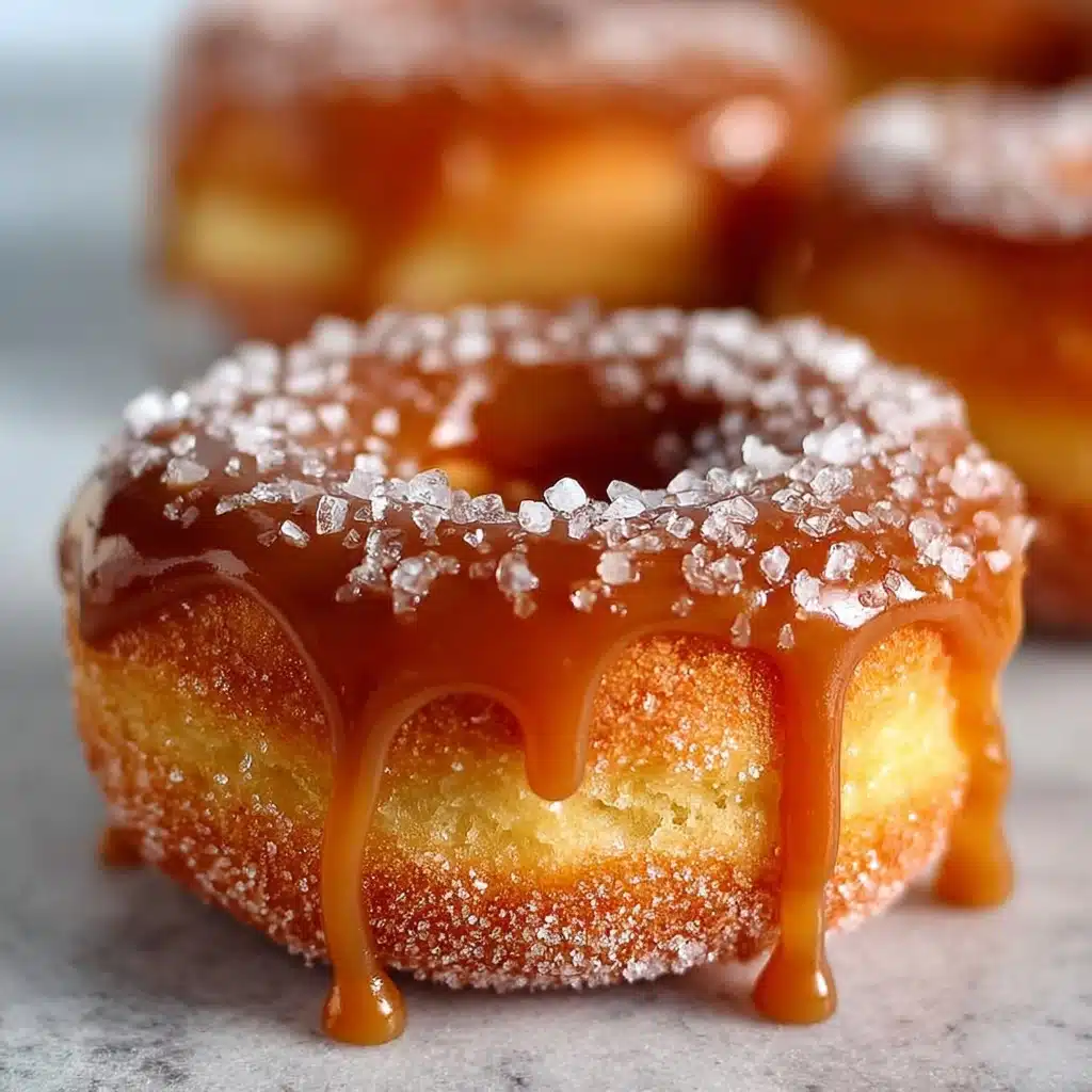 Salted Caramel Donuts Recipe - Recipe Image