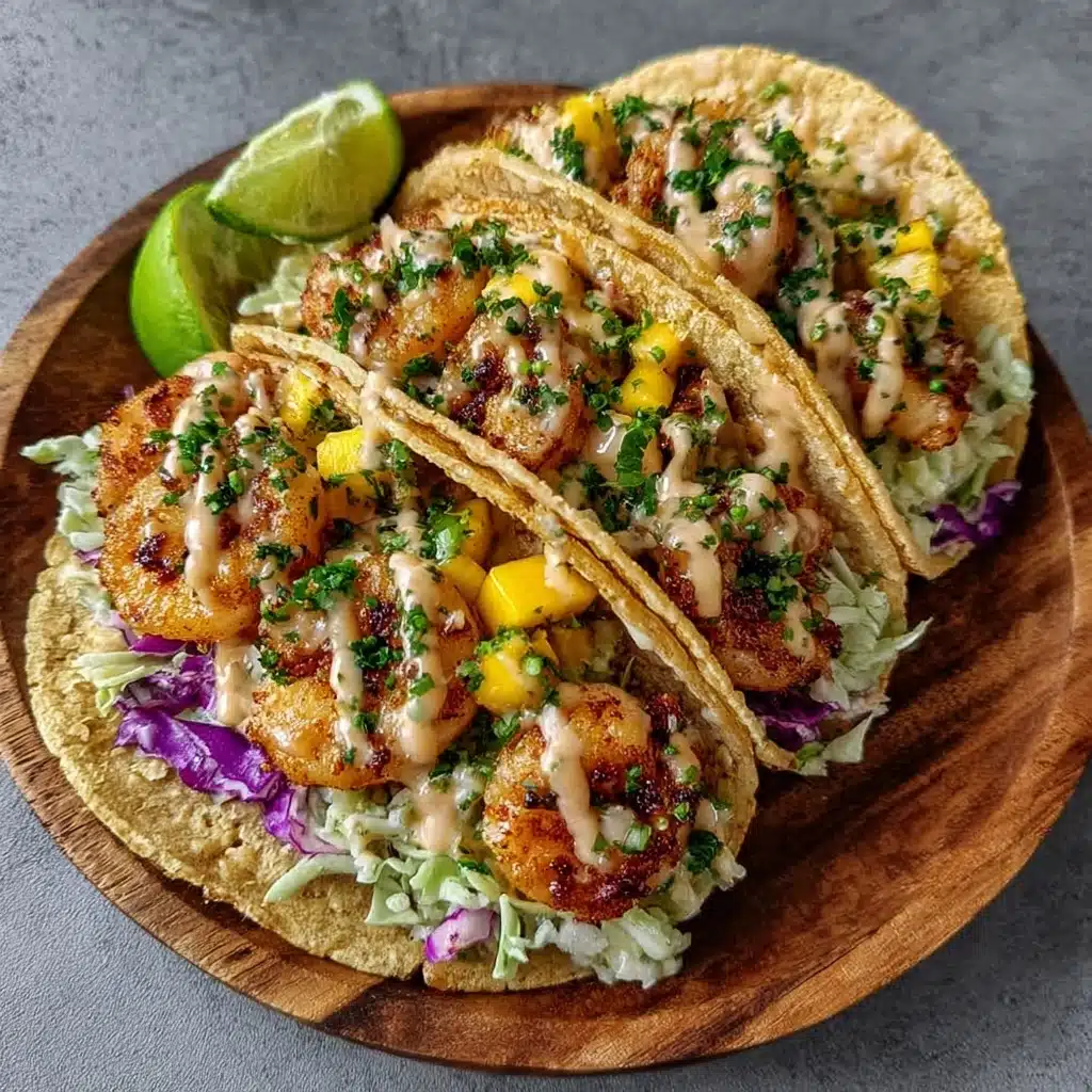 Coconut Shrimp Tacos with Mango Salsa Recipe