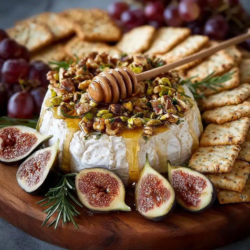 Pistachio & Fig Honey Cheese Board Recipe - Recipe Image