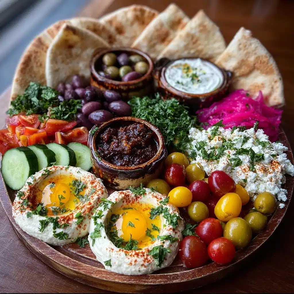 Greek Mezze Platter with Whipped Feta Recipe - Recipe Image
