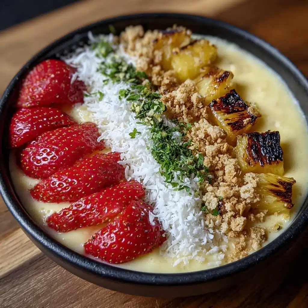 Coconut Pineapple Smoothie Bowl Recipe - Recipe Image