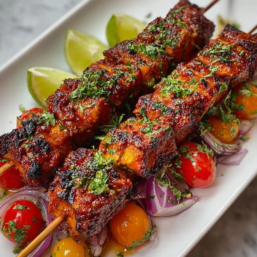 Mango Habanero Chicken Skewers Recipe - Recipe Image