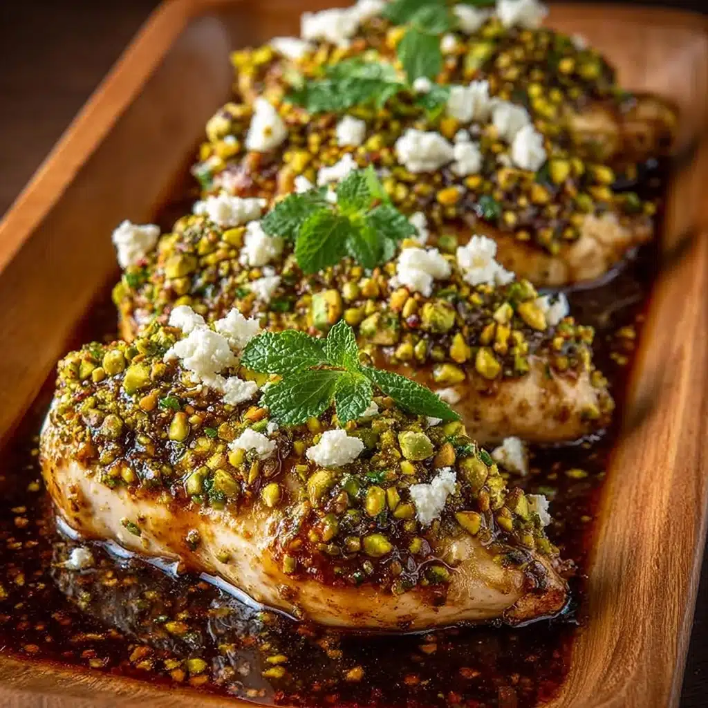 Pistachio Honey Chicken with Feta Crumbles Recipe - Recipe Image