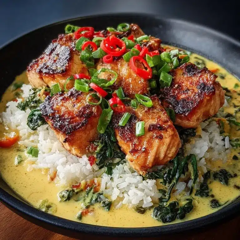 Coconut Curry Salmon with Jasmine Rice Recipe