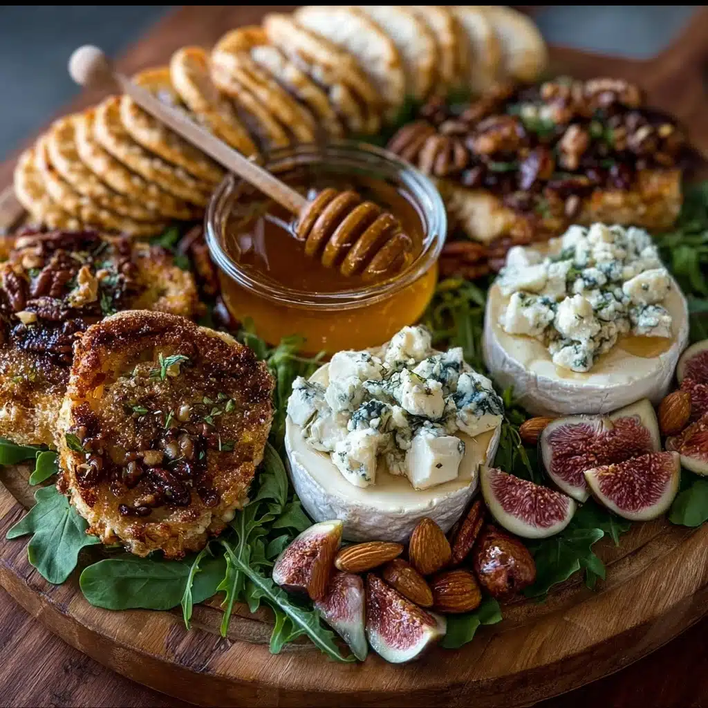 Pistachio & Fig Honey Brie Board Recipe - Recipe Image