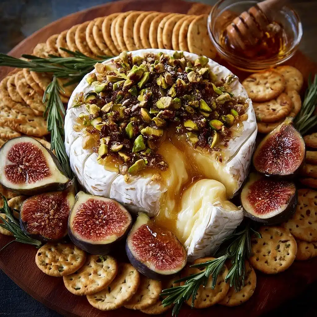 Pistachio & Fig Honey Brie Board Recipe - Recipe Image