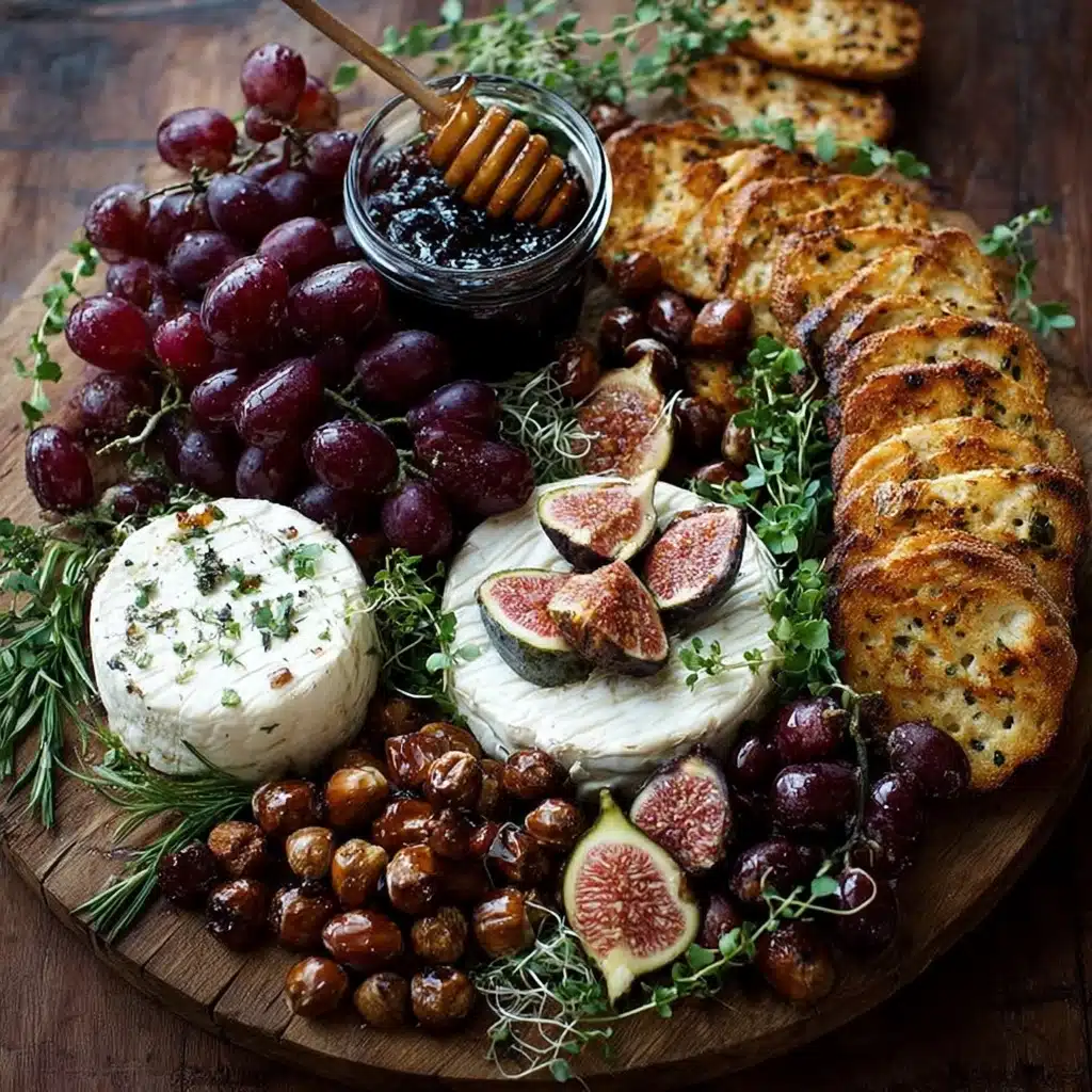 Hazelnut & Fig Honey Cheese Board Recipe