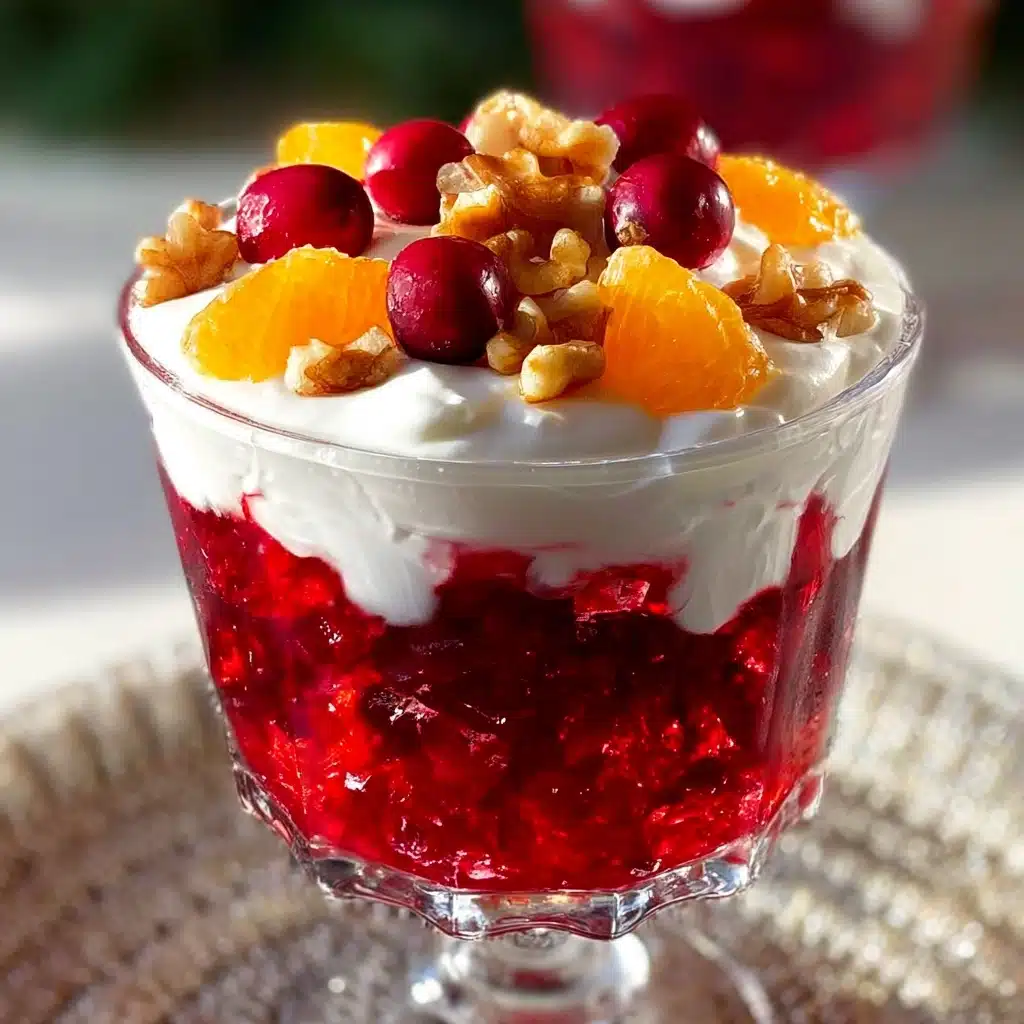 Cranberry Salad Mini Parfaits Recipe - Recipe Image