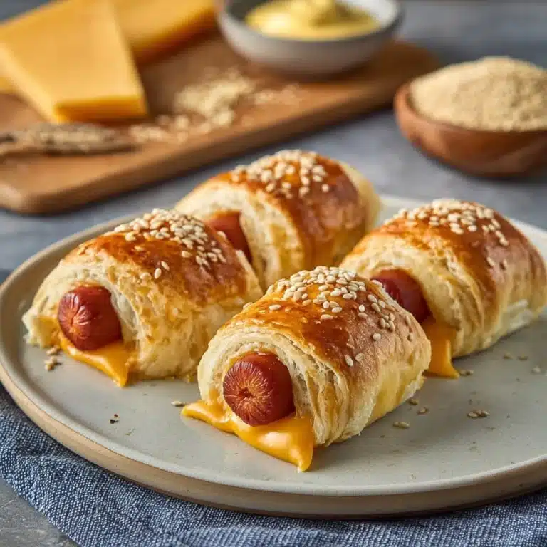 Crispy Cheese Hot Dog Rolls Recipe