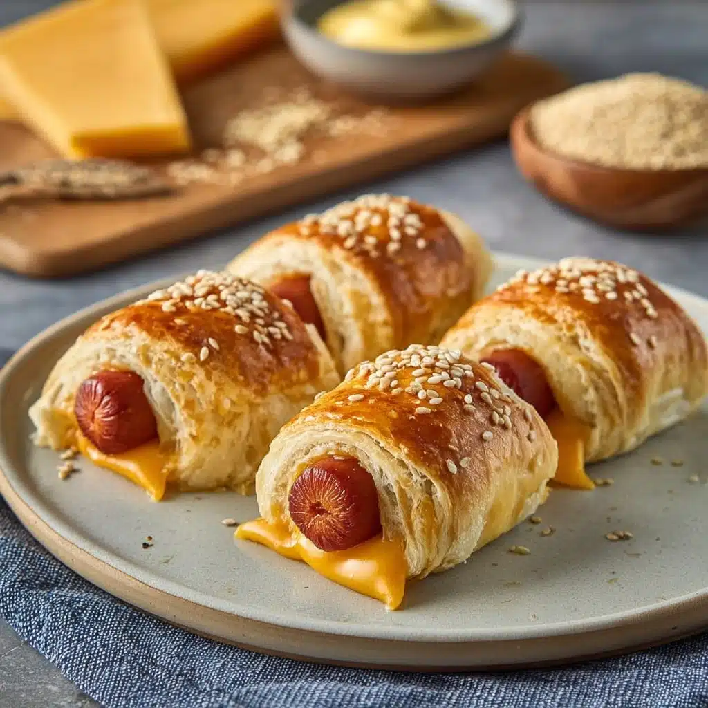 Crispy Cheese Hot Dog Rolls Recipe