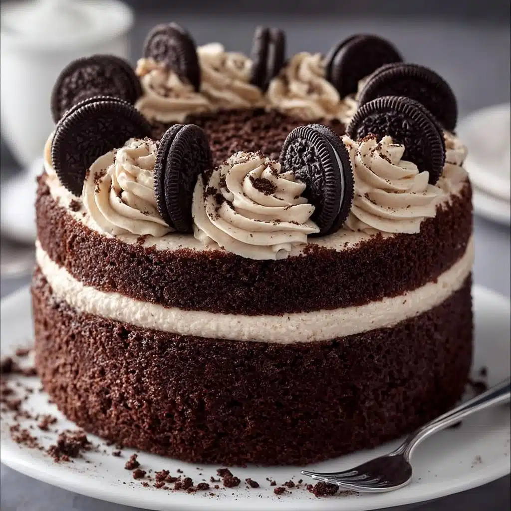 Black Velvet Cake with Oreo Recipe - Recipe Image
