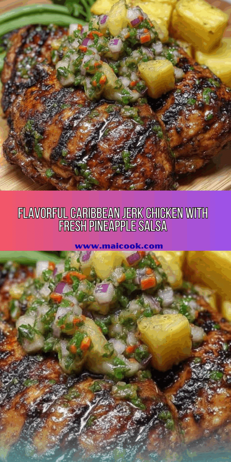 Caribbean Jerk Chicken with Pineapple Salsa Recipe