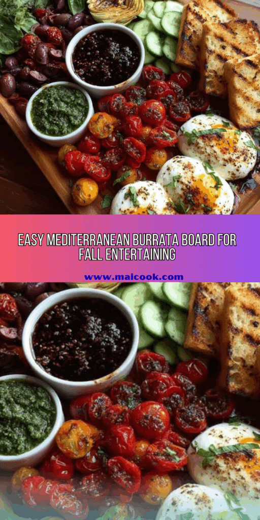 Mediterranean Burrata Board Recipe