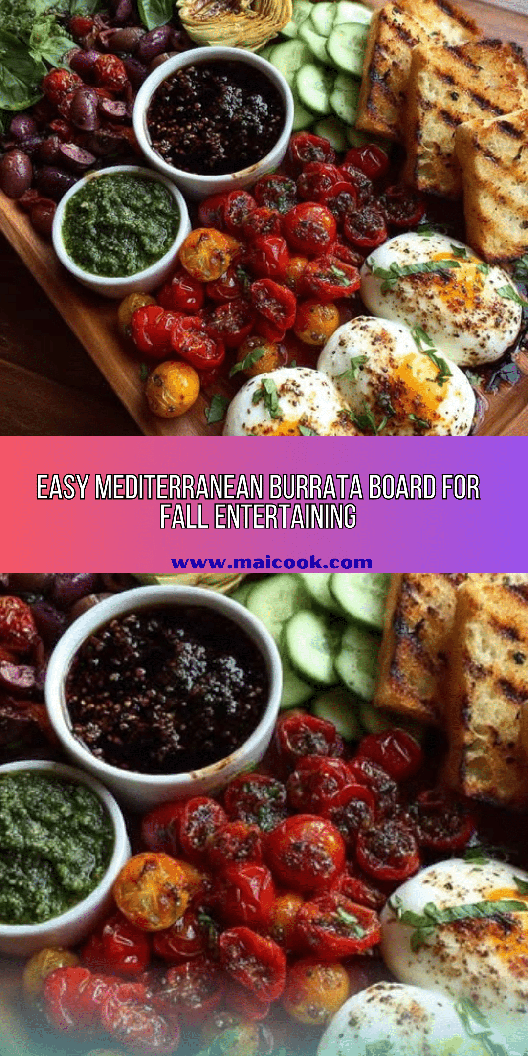 Mediterranean Burrata Board Recipe - Recipe Image