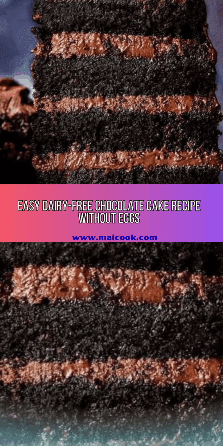 Homemade Dairy-Free, Egg-Free Chocolate Cake recipe