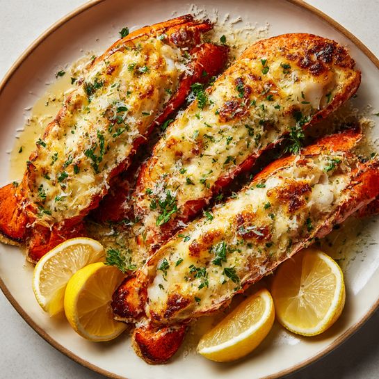 Garlic Parmesan Lobster Recipe - Recipe Image