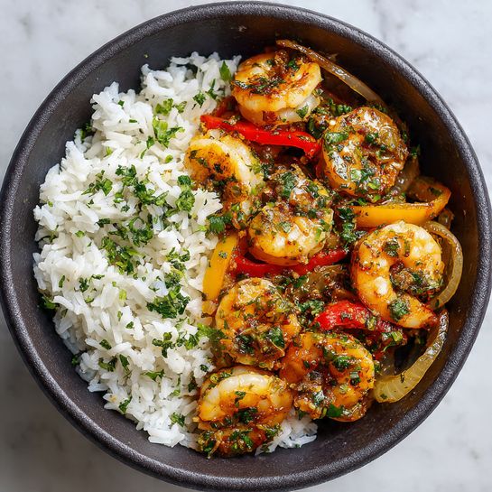 Shrimp and Pepper Stir-Fry Recipe - Recipe Image