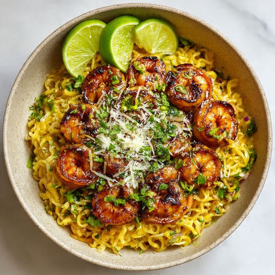 Coconut Lime Shrimp Pad Thai Recipe