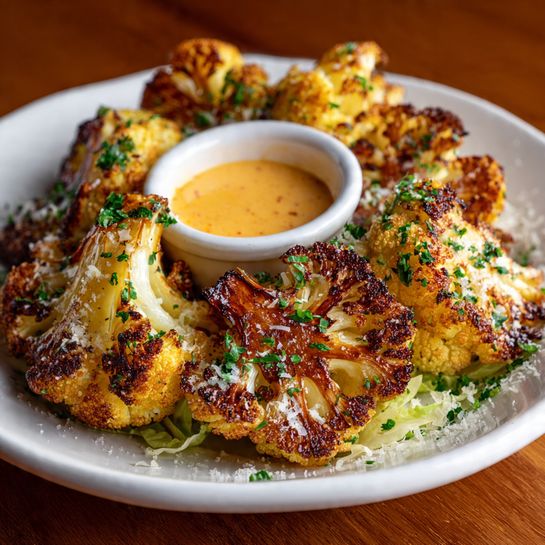 Crispy Parmesan Roasted Cauliflower Recipe