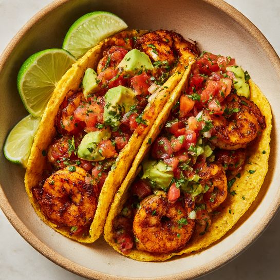 Chipotle Lime Shrimp Tacos Recipe - Recipe Image