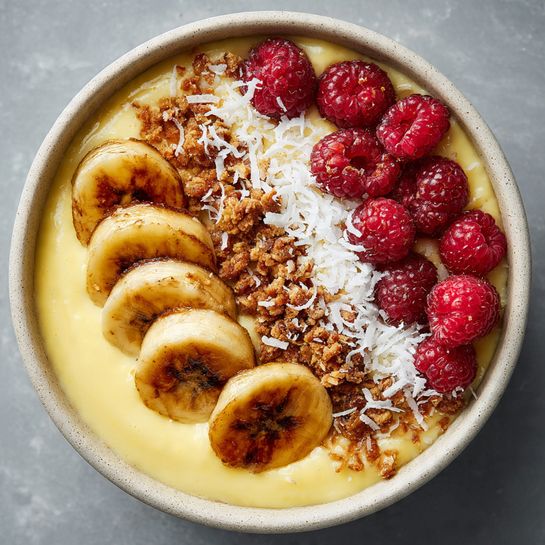 Coconut Pineapple Smoothie Bowl Recipe - Recipe Image