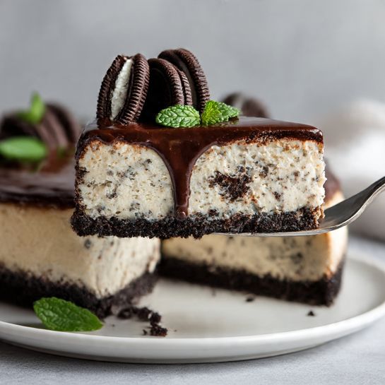 Chocolate Ganache Cookies and Cream Cheesecake Recipe
