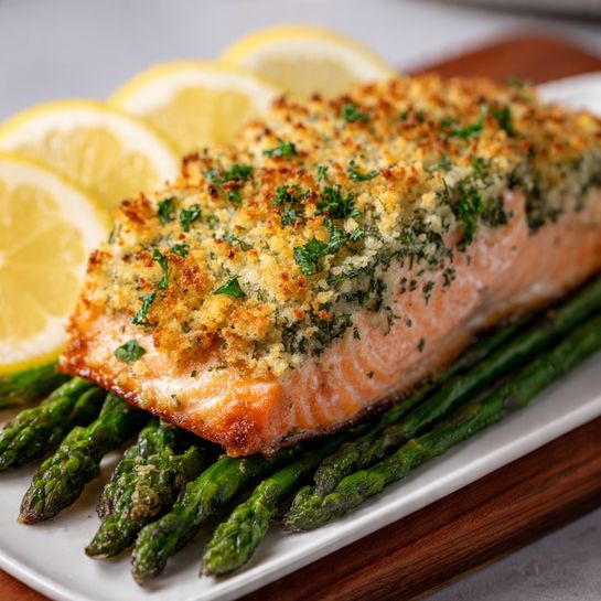 Dill and Lemon Crusted Salmon Recipe