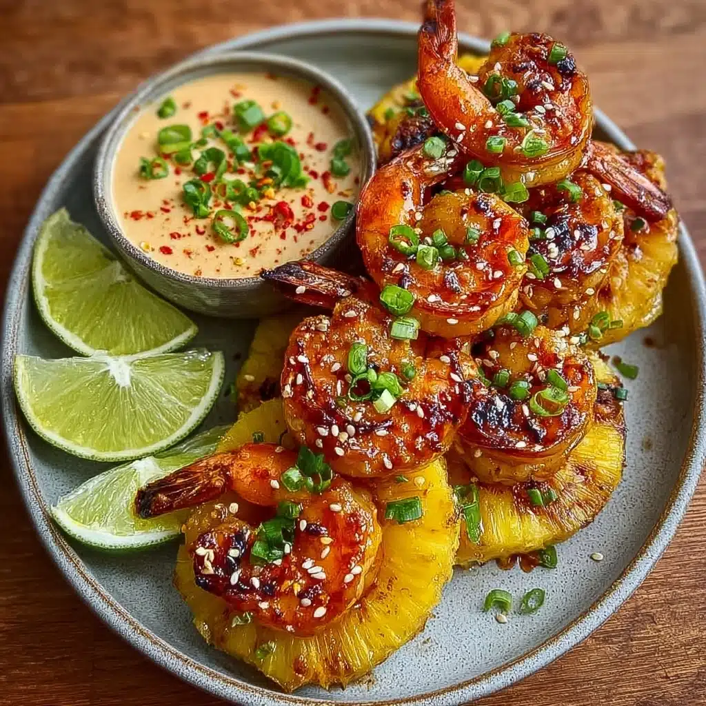 Pineapple Habanero Shrimp Kabobs Recipe - Recipe Image