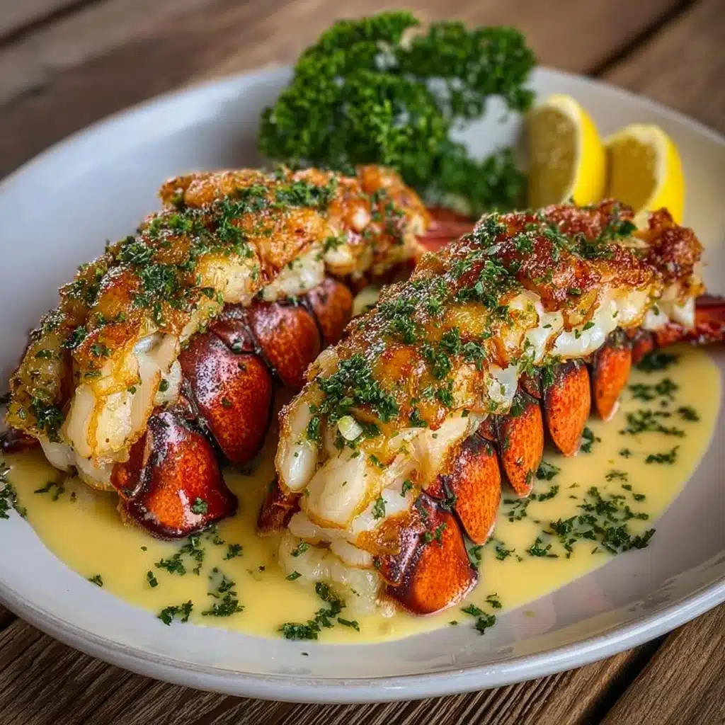Creamy Garlic Butter Lobster Tails Recipe - Recipe Image