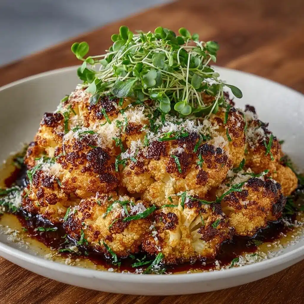 Crispy Parmesan Roasted Cauliflower Recipe - Recipe Image