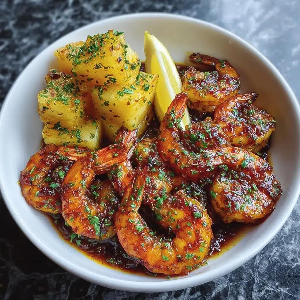 Pineapple Habanero Shrimp Kabobs Recipe - Recipe Image