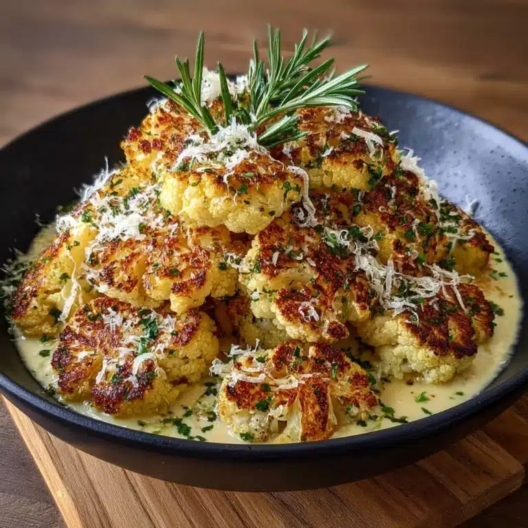 Crispy Parmesan Roasted Cauliflower Recipe