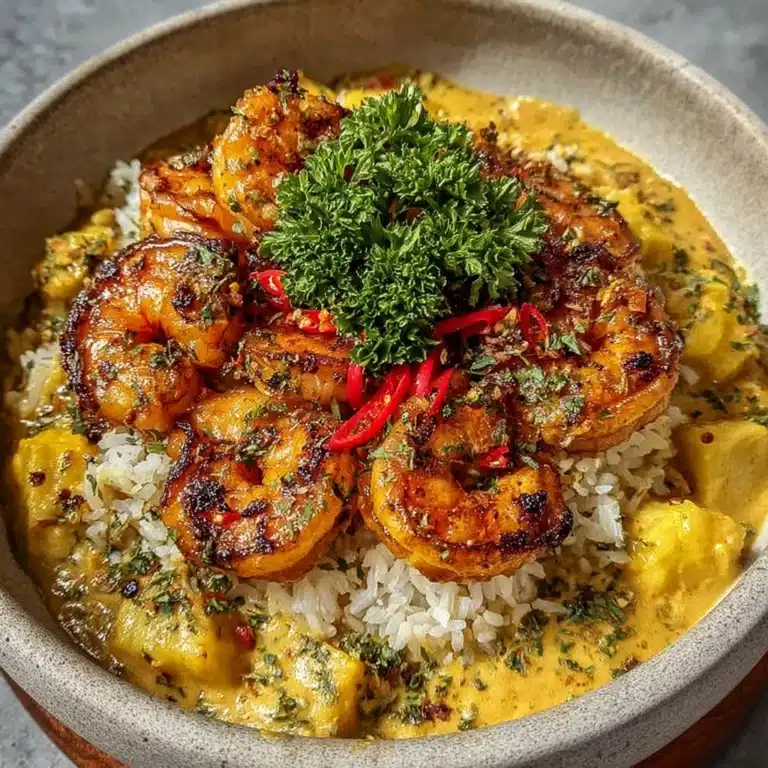 Coconut Curry Shrimp with Pineapple Rice Recipe