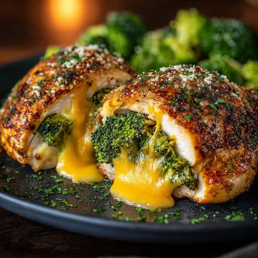 Broccoli & Cheese Stuffed Chicken Breast Recipe - Recipe Image