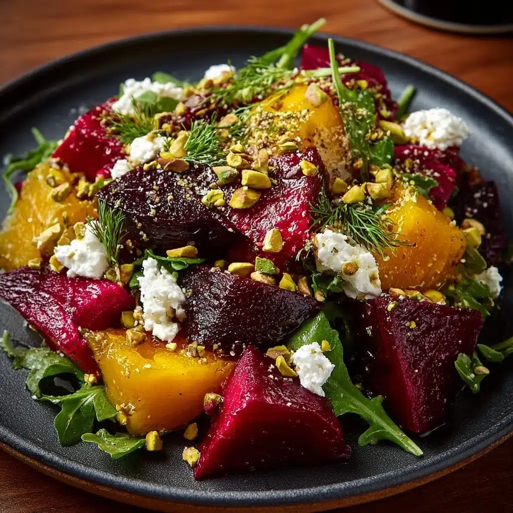 Roasted Beet, Feta & Pistachio Salad Recipe - Recipe Image