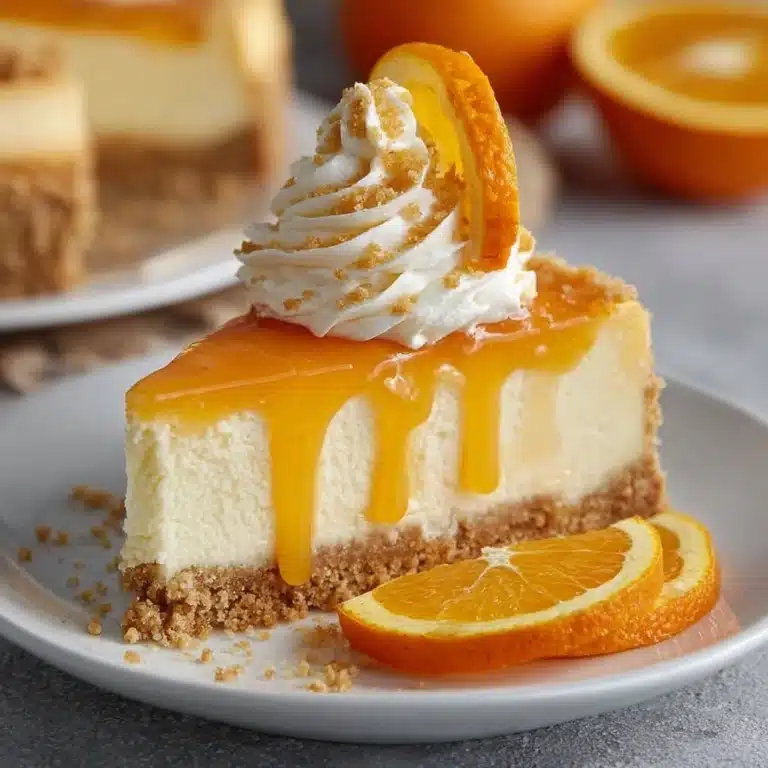 No-Bake Orange Creamsicle Cheesecake Recipe