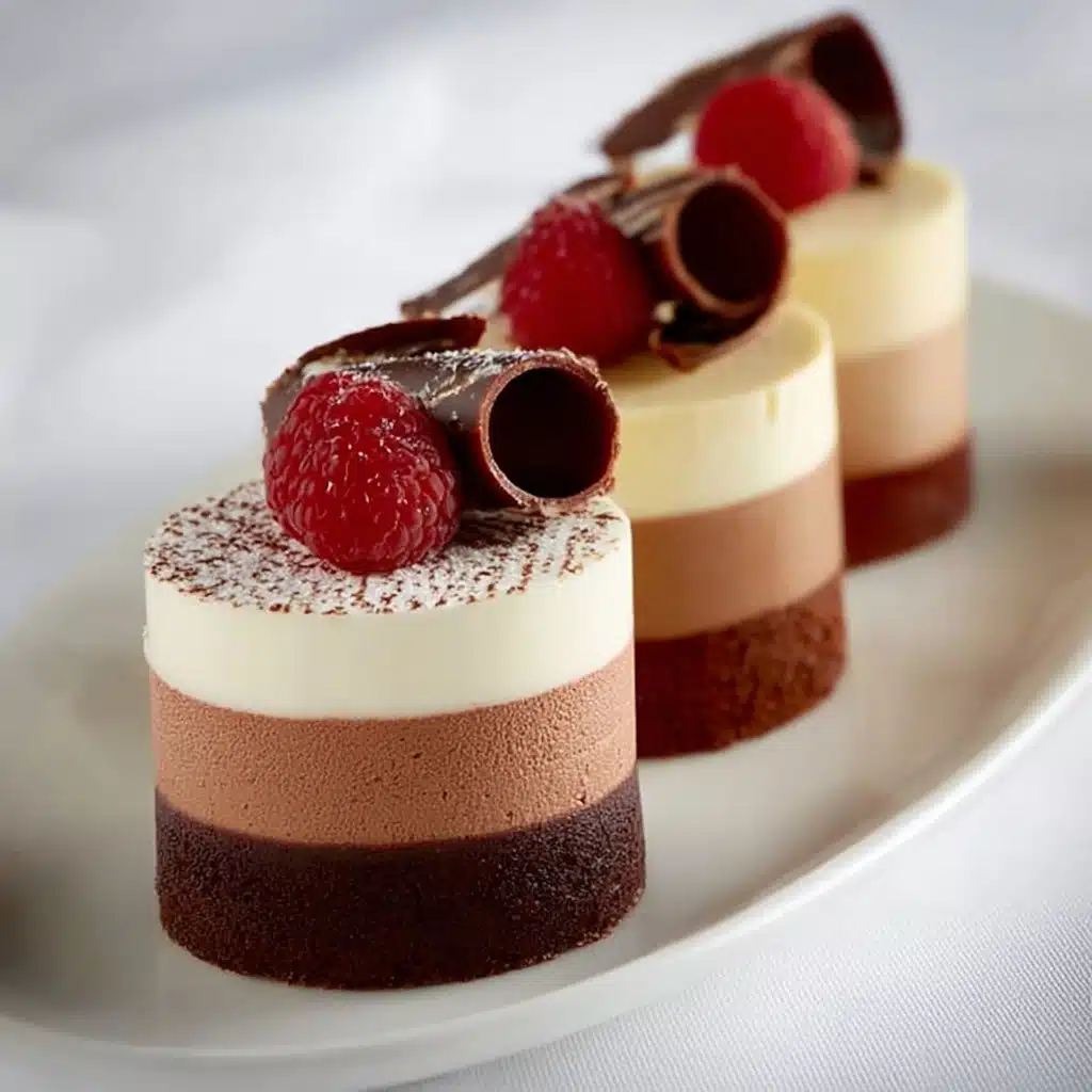 Trio de Mousses au Chocolat Recipe - Recipe Image