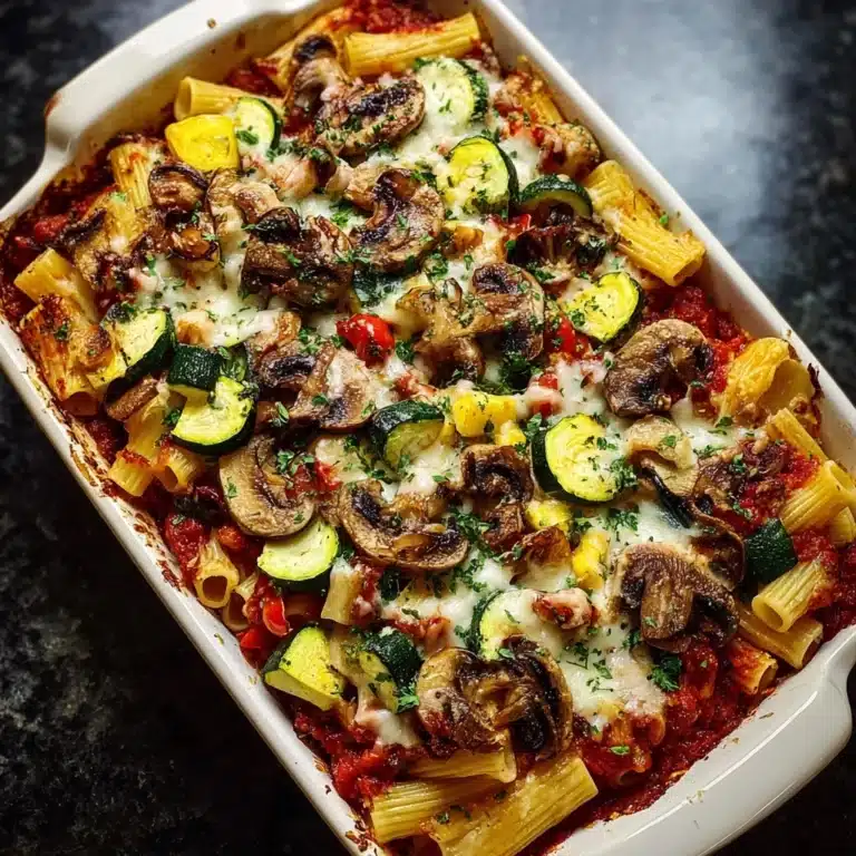 Loaded Veggie Baked Ziti Recipe
