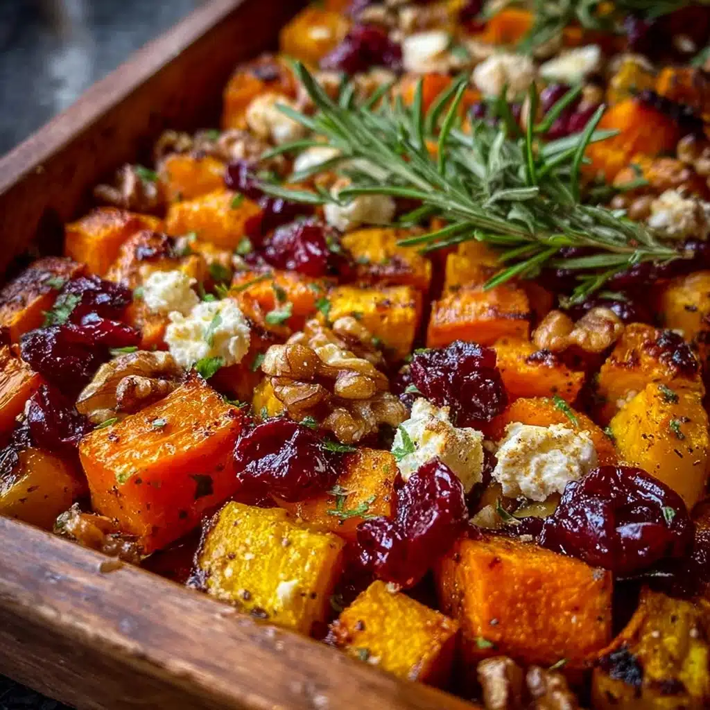 to & Pumpkin with Feta & Cranberry Glaze Recipe - Recipe Image