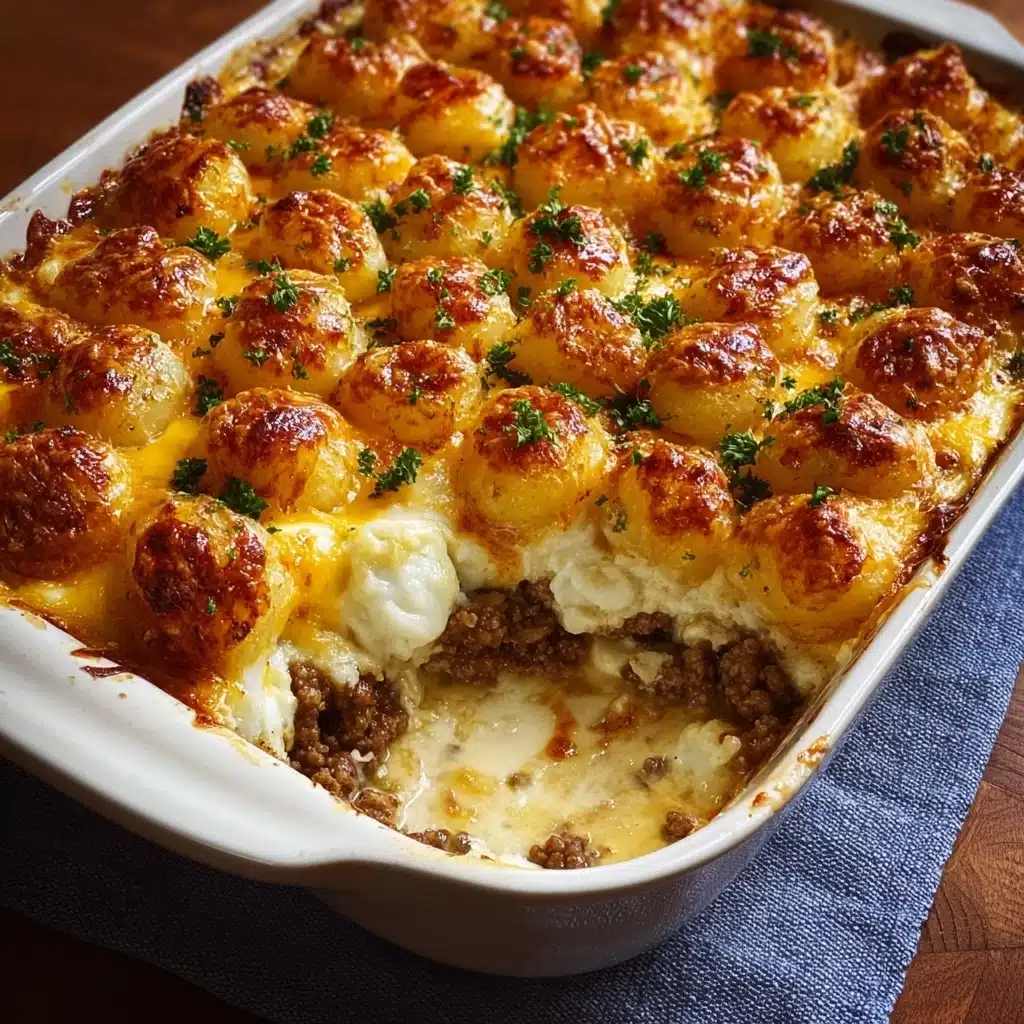 Cheesy Hamburger Potato Casserole Recipe - Recipe Image