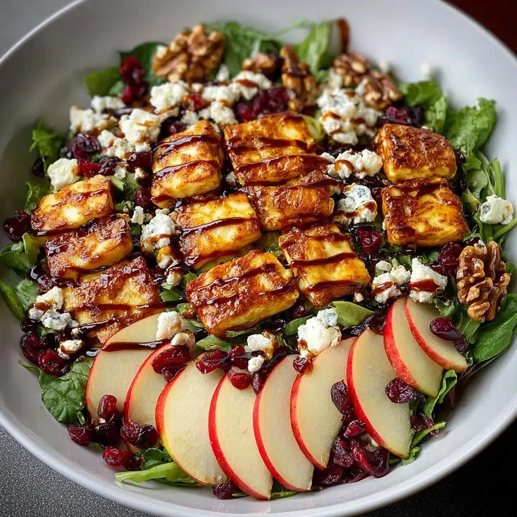 Apple Walnut Arugula Salad with Balsamic Glaze Recipe - Recipe Image